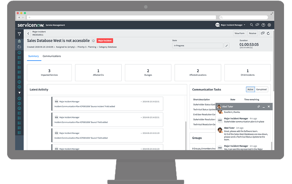 servicenow incident first assignment group