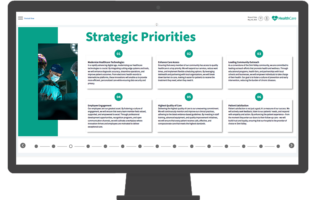 strategic priorities screenshot desktop